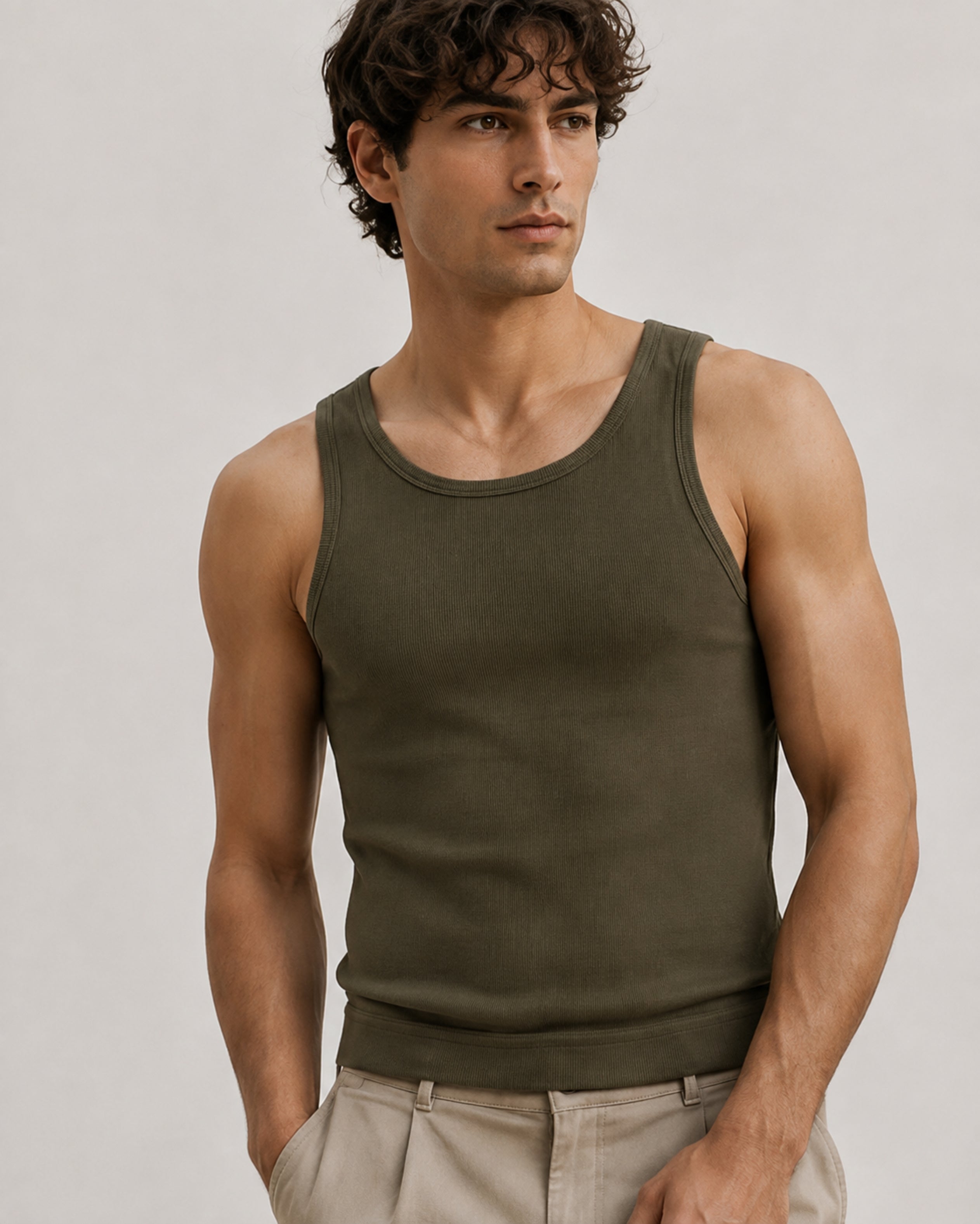 TANK 001 - OLIVE